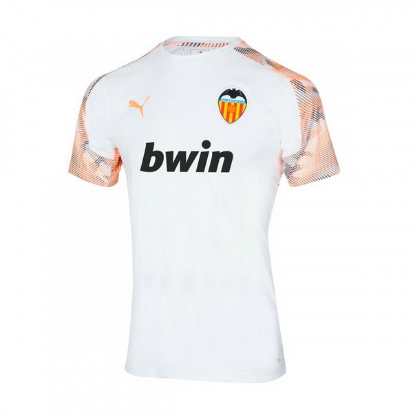 Trainingsshirt Valencia 2019-20 Weiß Fussballtrikots Günstig